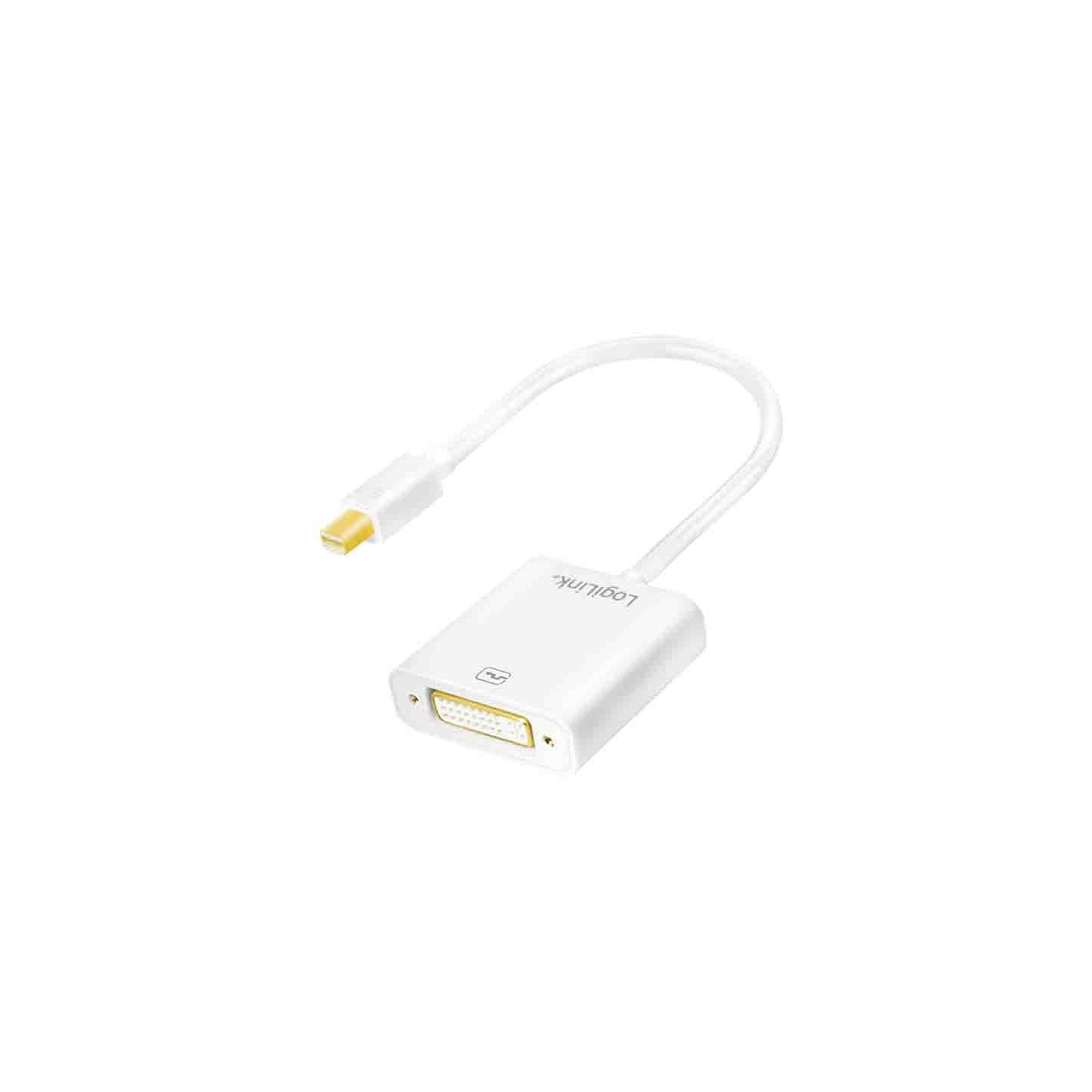 CV0037 DISPLAYPORT TO DVI MALE FEMALE ADAPTER 1080p, WHITE, 0.1 m LOGILINK — Buy in Cyprus with Fast Delivery