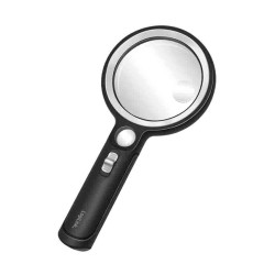 WZ0075 MAGNIFYING GLASS WITH LIGHT, 5x, 13x and 20x MAGNIFICATION, BLACK LOGILINK — Buy in Cyprus with Fast Delivery