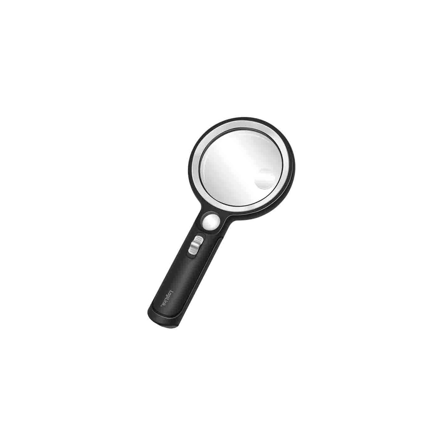WZ0075 MAGNIFYING GLASS WITH LIGHT, 5x, 13x and 20x MAGNIFICATION, BLACK LOGILINK — Buy in Cyprus with Fast Delivery