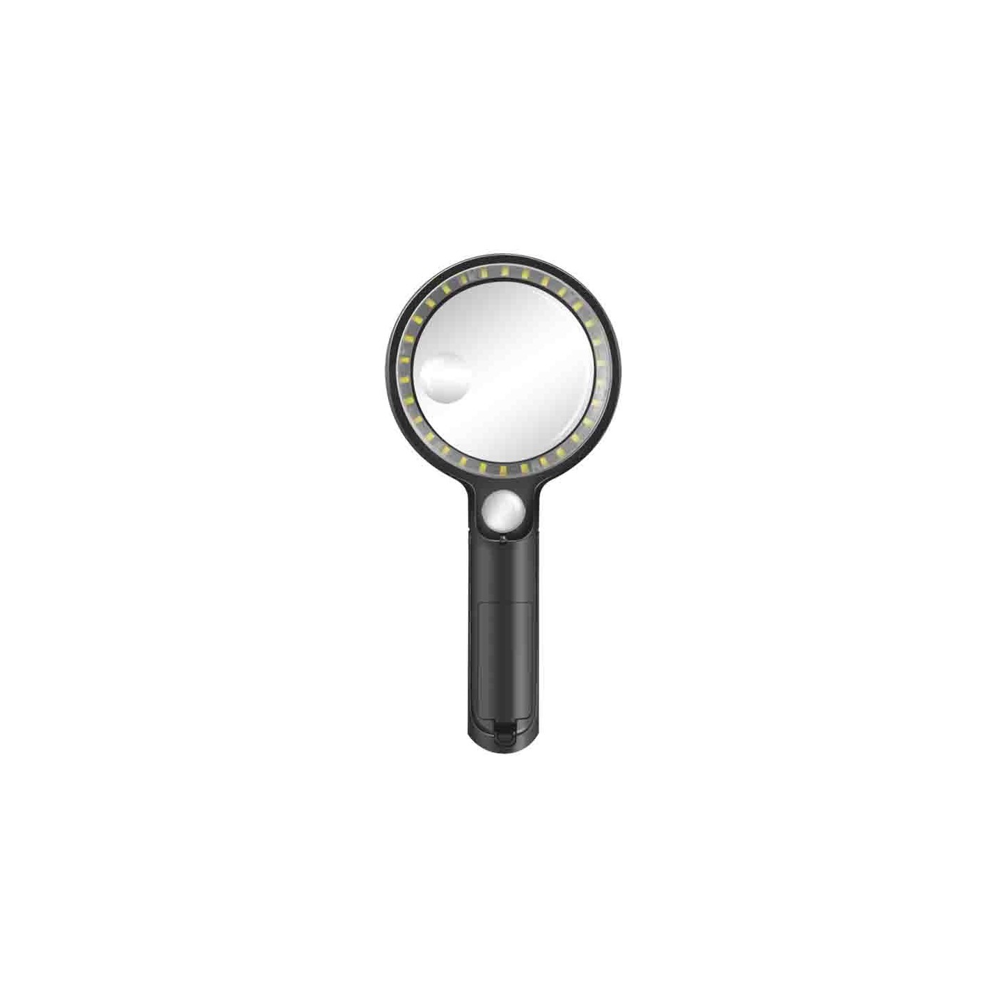 WZ0075 MAGNIFYING GLASS WITH LIGHT, 5x, 13x and 20x MAGNIFICATION, BLACK LOGILINK — Buy in Cyprus with Fast Delivery