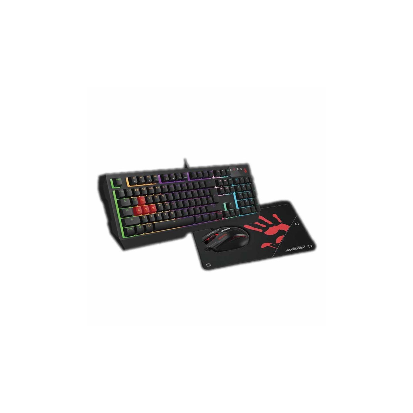 Bloody B1700 Neon Gaming Keyboard + Mouse + Pad Bundle | A4Tech — Armenius Store Cyprus