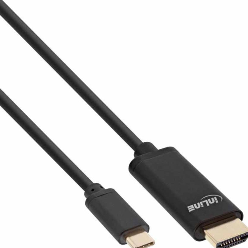 64112 2m USB TYPE-C to HDMI MALE, USB DISPLAY CABLE 4K2K BLACK INLINE — Buy in Cyprus with Fast Delivery