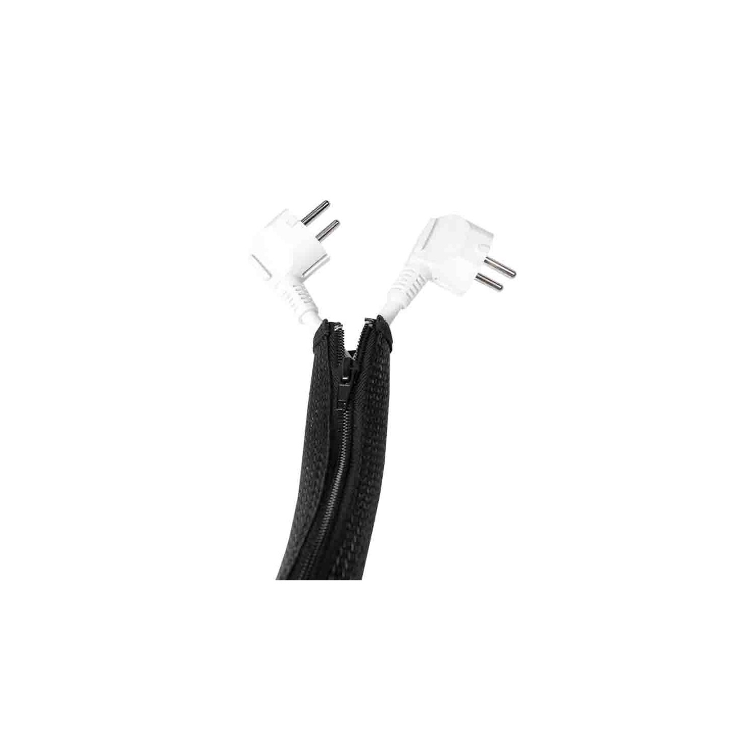 KAB0048 1m CABLE SLEEVE (ZIPPER), POLYESTER, OD:50mm, BLACK, LOGILINK — Buy in Cyprus with Fast Delivery