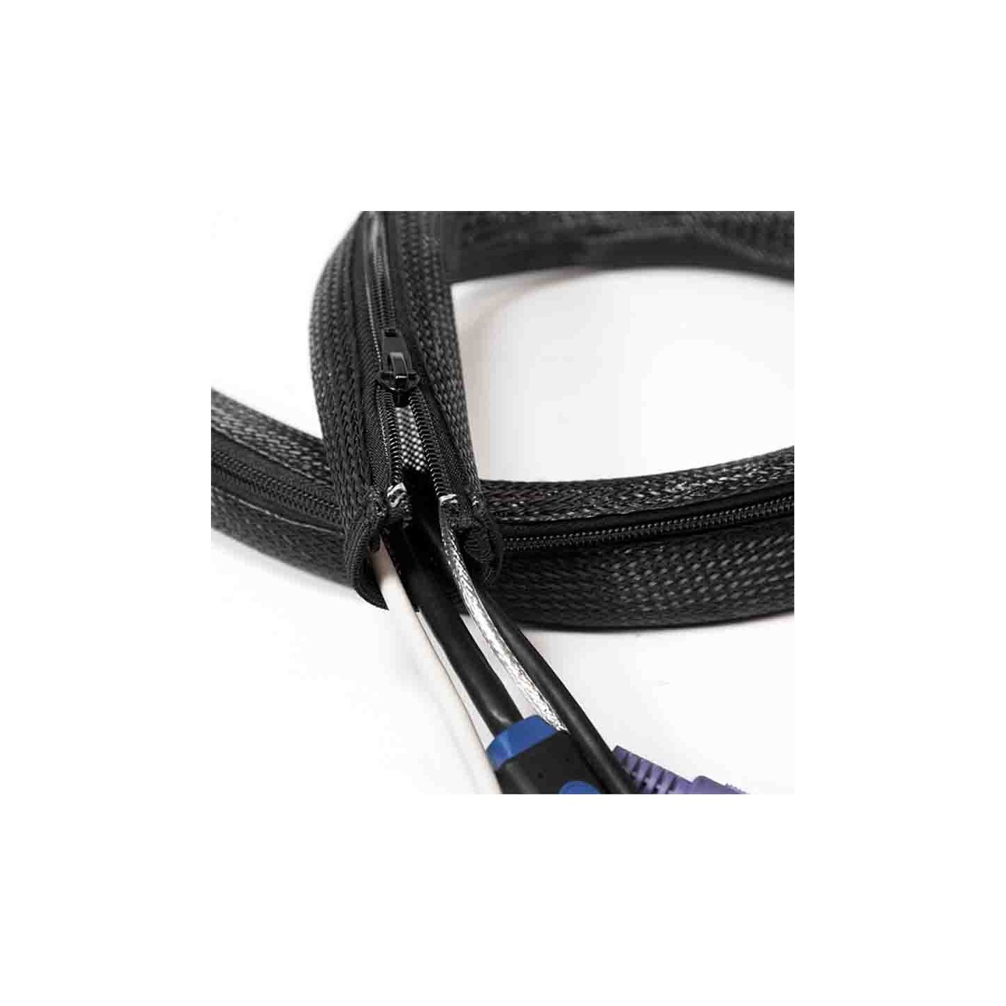KAB0048 1m CABLE SLEEVE (ZIPPER), POLYESTER, OD:50mm, BLACK, LOGILINK — Buy in Cyprus with Fast Delivery