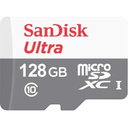 Buy SanDisk Ultra microSDXC - 128GB - Grey/White - Up to 100MB/s, Class 10 (U1) in Cyprus, Nicosia, Limassol, Larnaka, Pafos