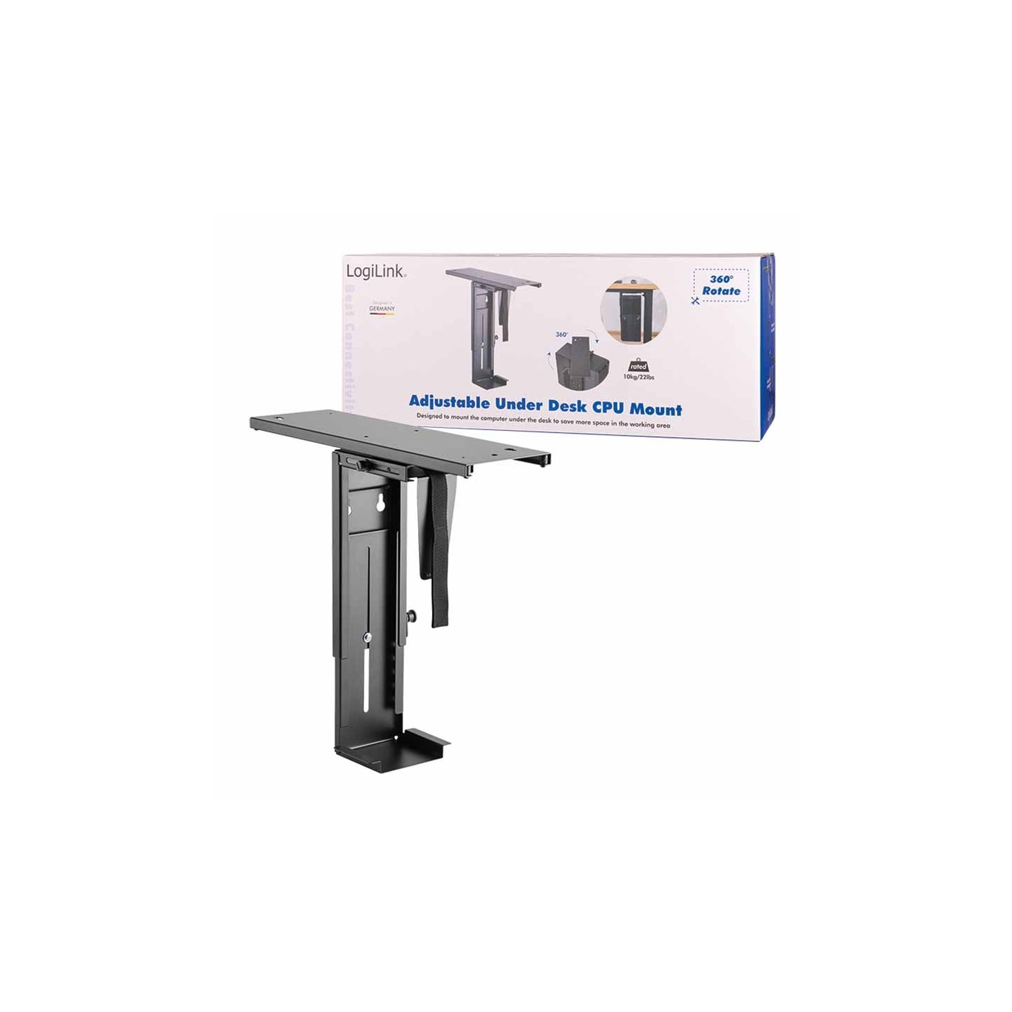 EO0004 PC MOUNT, ROTABLE, EXTENDABLE, UPTO 10KG LOGILINK — Buy in Cyprus with Fast Delivery