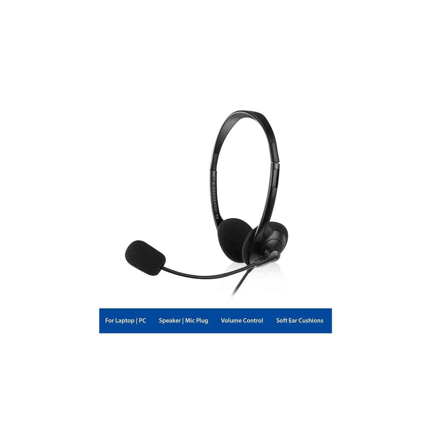 EW3563 HEADSET JACK 3.5mm WITH MIC BLACK EWENT — Buy in Cyprus with Fast Delivery