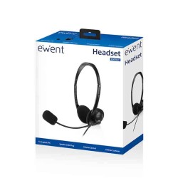 EW3563 HEADSET JACK 3.5mm WITH MIC BLACK EWENT — Buy in Cyprus with Fast Delivery