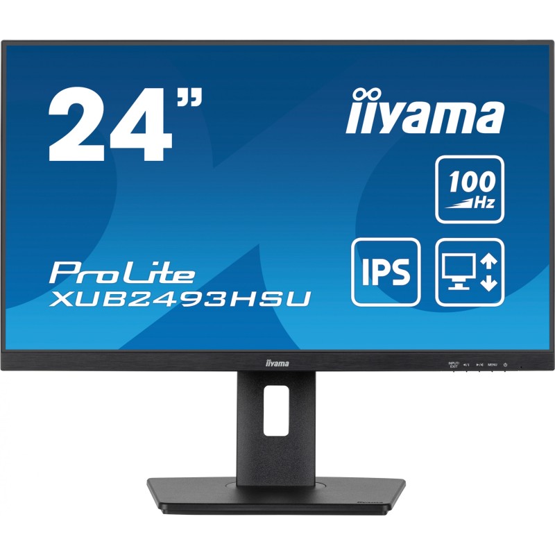 Buy iiyama ProLite XUB2493HSU-B7 - 24" (23.8") FHD IPS 100Hz 1ms | HDMI & DP, US... in Cyprus, Nicosia, Limassol, Larnaka, Pafos