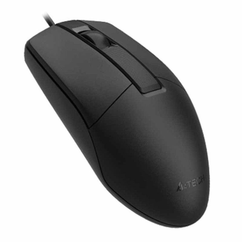 A4Tech OP-330S Silent Click Wired USB Mouse Black 1200 DPI (Boxed) — Buy in Cyprus with Fast Delivery