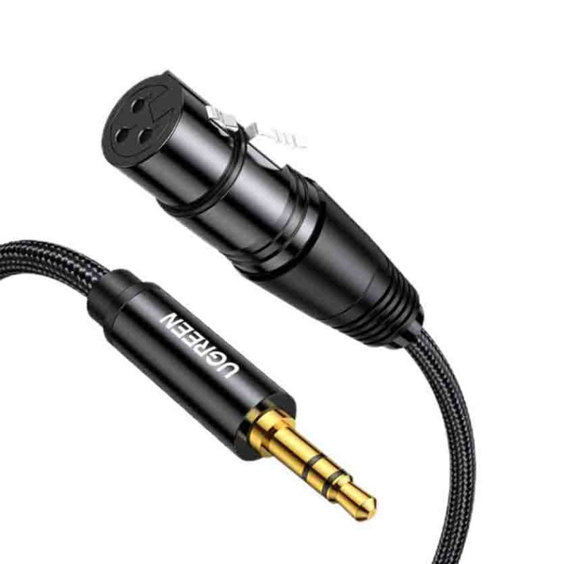 20244 2m AUDIO EXT XLR to 3.5mm JACK F M UGREEN — Buy in Cyprus with Fast Delivery