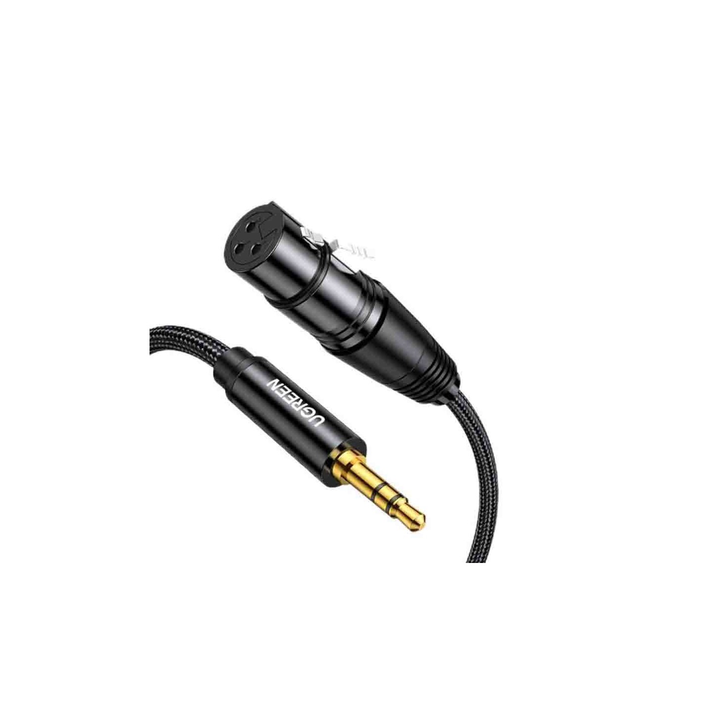 20244 2m AUDIO EXT XLR to 3.5mm JACK F M UGREEN — Buy in Cyprus with Fast Delivery