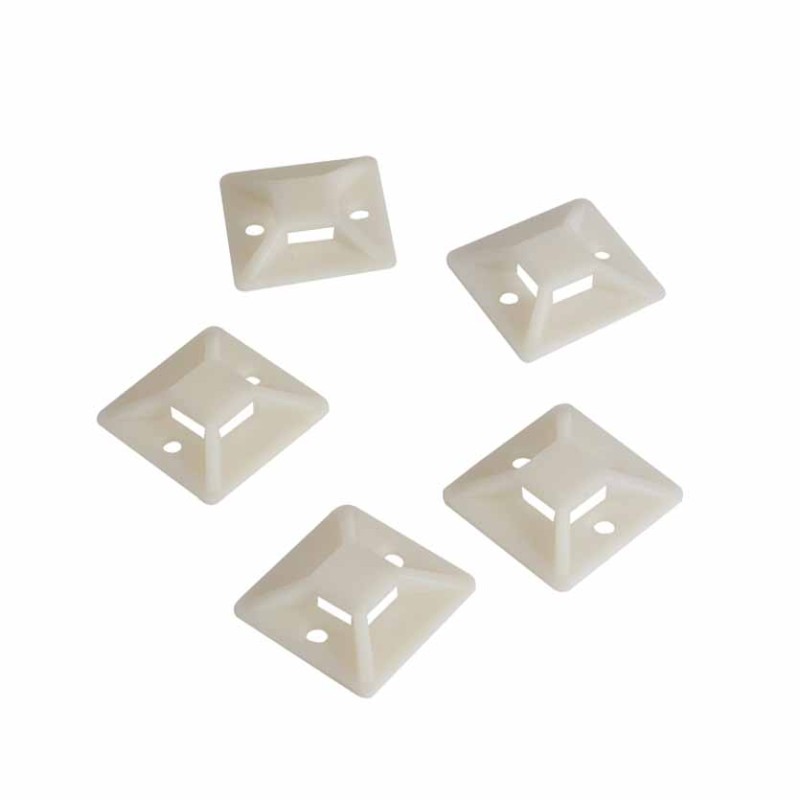KAB0044 100pcs CABLE TIE MOUNTS 28x28 SELF-ADHESIVE LOGILINK — Buy in Cyprus with Fast Delivery