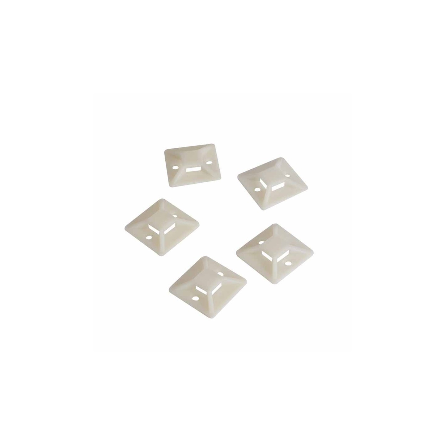 KAB0044 100pcs CABLE TIE MOUNTS 28x28 SELF-ADHESIVE LOGILINK — Buy in Cyprus with Fast Delivery