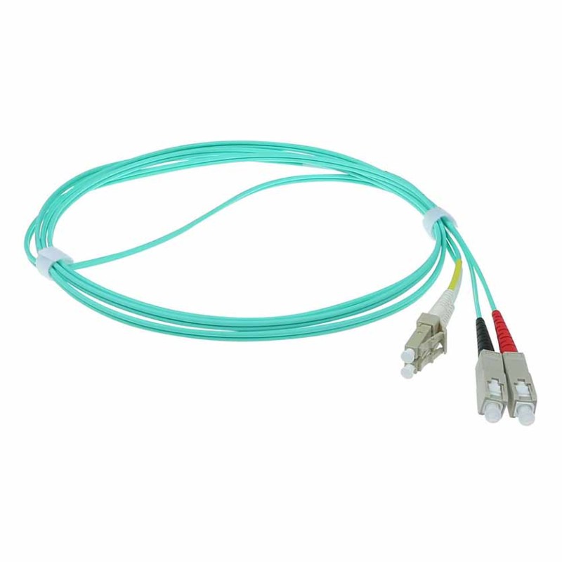 RL8605 5m FIBER PATCH CABLE LC AND SC CONNECTORS MULTIMODE OM3 50 125 DUPLEX LSZH ACT — Buy in Cyprus with Fast Delivery