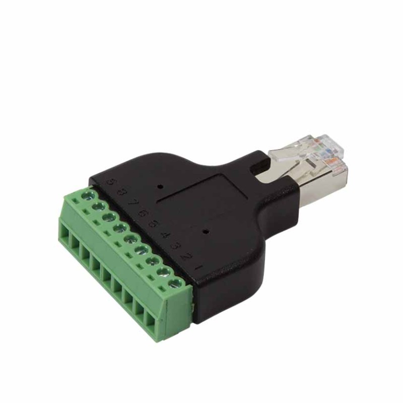 MP0050 RJ45 MALE TO 8-pin SCREW TERMINAL ADAPTER LOGILINK — Buy in Cyprus with Fast Delivery