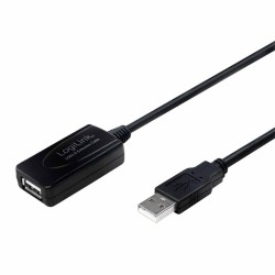 UA0143 10m USB2.0 EXTENTION CABLE BLK LOGILINK — Buy in Cyprus with Fast Delivery