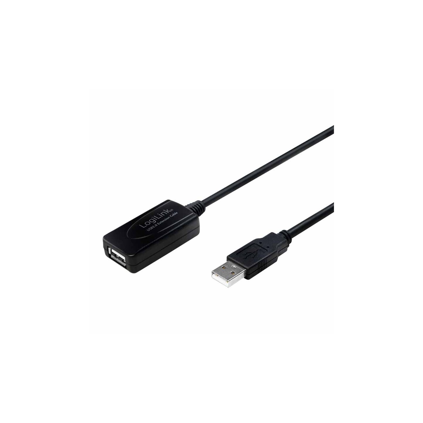 UA0143 10m USB2.0 EXTENTION CABLE BLK LOGILINK — Buy in Cyprus with Fast Delivery