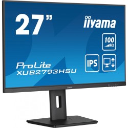 Buy iiyama ProLite XUB2793HSU-B6 - 27" (68.6 cm) FHD IPS 100Hz 1ms - Black, HDMI... in Cyprus, Nicosia, Limassol, Larnaka, Pafos
