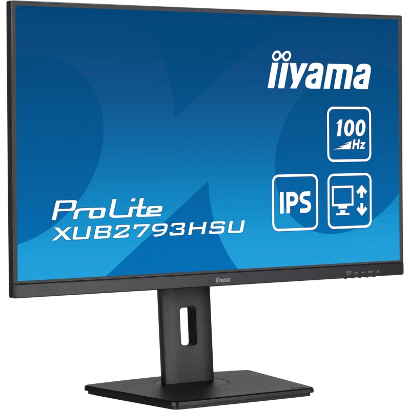 Buy iiyama ProLite XUB2793HSU-B6 - 27" (68.6 cm) FHD IPS 100Hz 1ms - Black, HDMI... in Cyprus, Nicosia, Limassol, Larnaka, Pafos