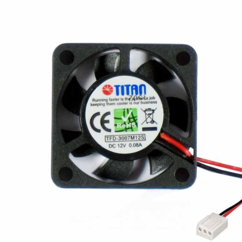 TITAN TFD-3007M12S 30x30x7mm Fan - 7500 RPM Low Profile Cooler — Armenius Store Cyprus