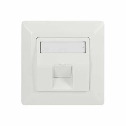 Buy NK4027 FACEPLATE FOR 1 KEYSTONE JACK 45° OUTLET PURE WHITE, LOGILINK in Cyprus, Nicosia, Limassol, Larnaka, Pafos