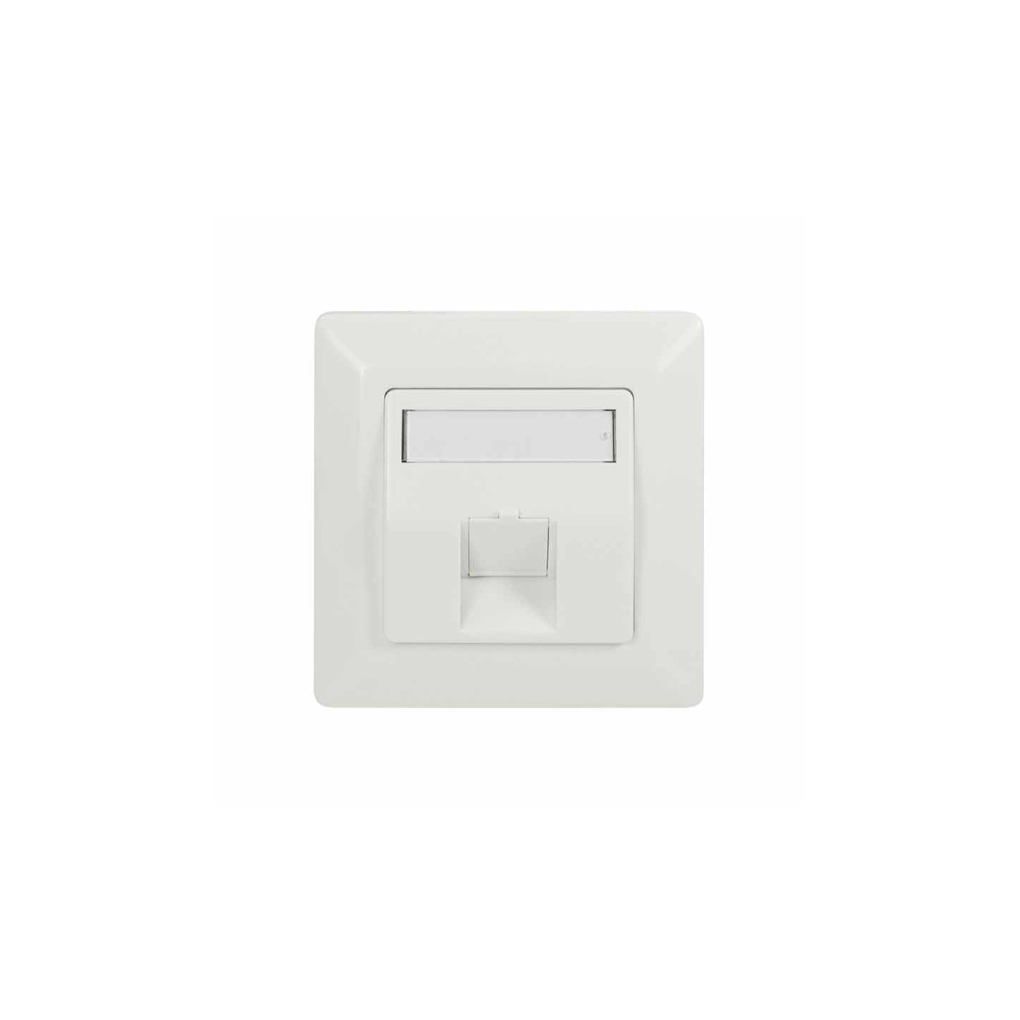 Buy NK4027 FACEPLATE FOR 1 KEYSTONE JACK 45° OUTLET PURE WHITE, LOGILINK in Cyprus, Nicosia, Limassol, Larnaka, Pafos