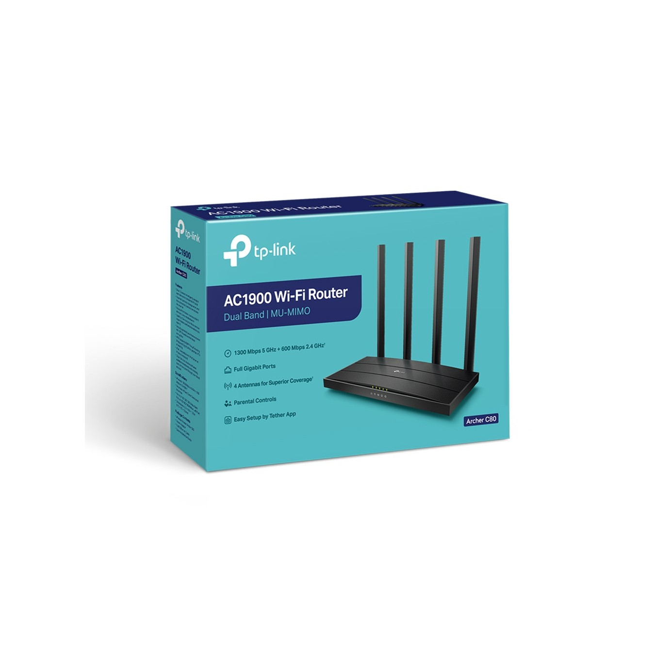 TP-Link Archer C80 Wi-Fi 5 Router – AC1900 MU-MIMO | Armenius Store