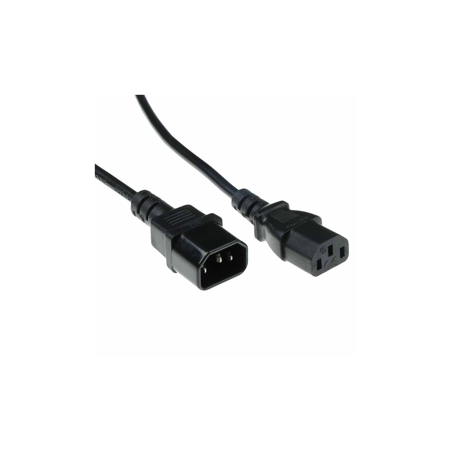 Buy AK5120 1.20m C13 TO C14 POWER EXTENTION CABLE BLACK ACT in Cyprus, Nicosia, Limassol, Larnaka, Pafos
