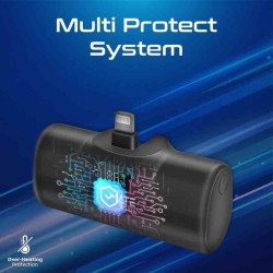 Buy POWERUP-I.BLACK 5000mAh COMPACT FAST POWERBANK W BUILT-IN LIGHTNING CONNECTOR PROMATE in Cyprus, Nicosia, Limassol, Larnaka,