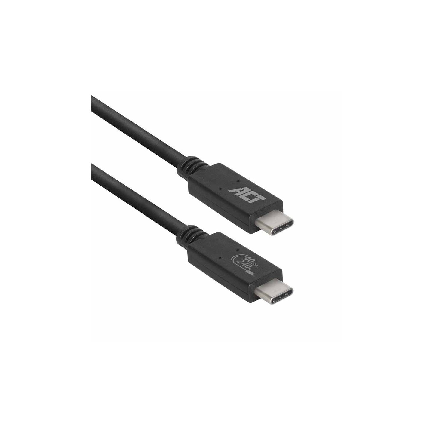 AC7451 0.8m USB4 40Gbps Thunderbolt 4 Cable 240W USB-IF Certified — Armenius Store Cyprus