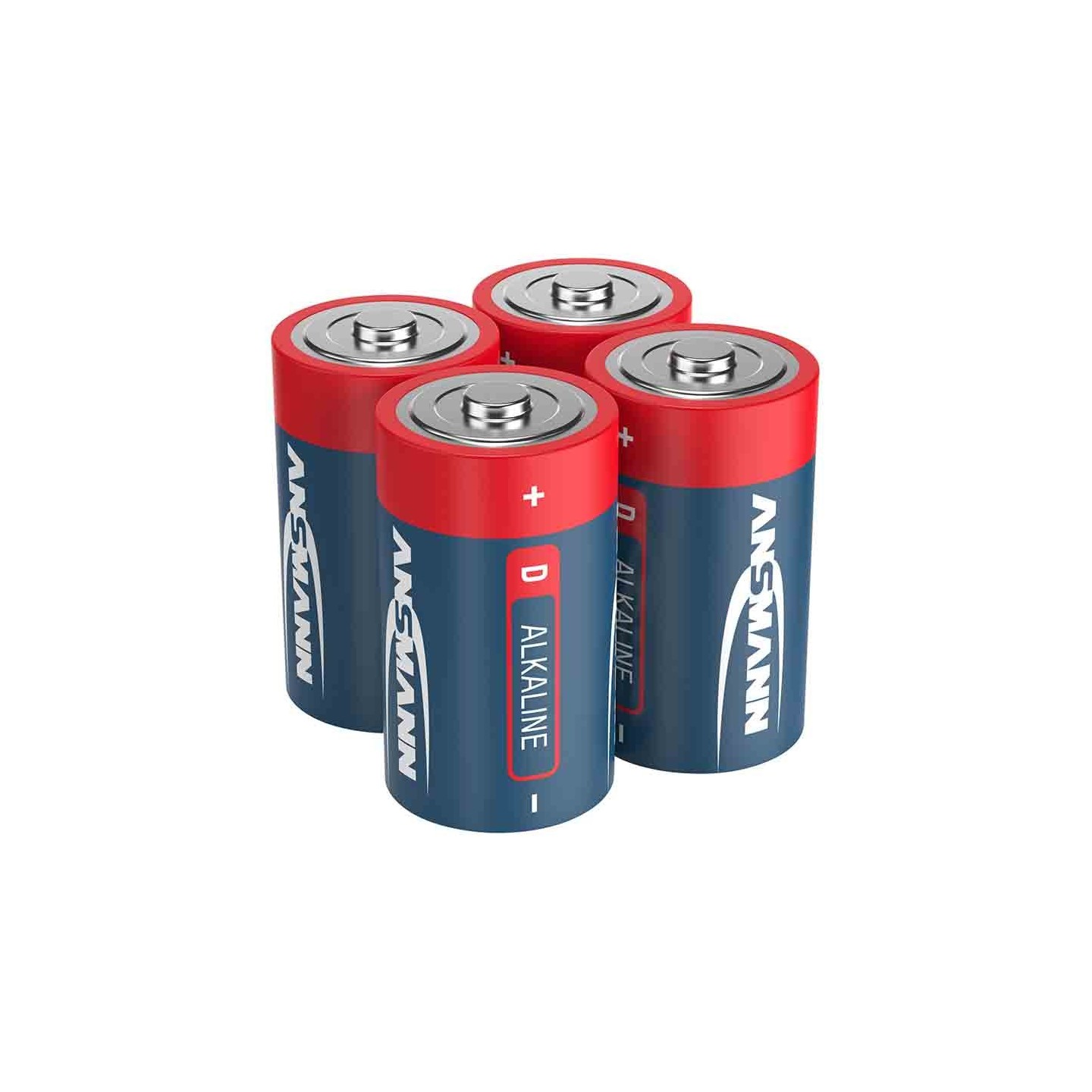 01051C ALKALINE BATTERIES, MONO (D), 4Pcs PACK RED ANSMANN — Buy in Cyprus with Fast Delivery
