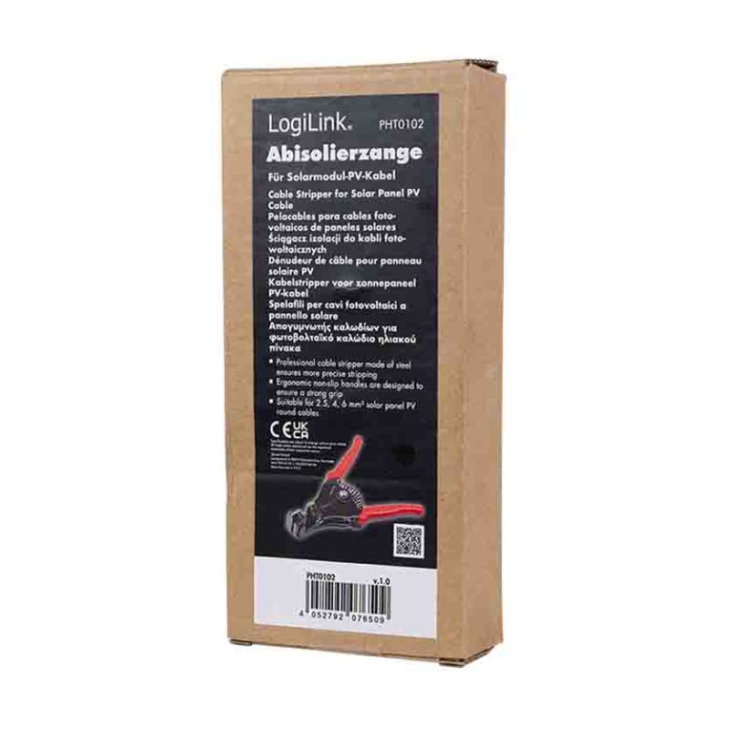 Buy PHT0102 CABLE STRIPPER FOR 2.5 4.0 6.0mm2 SOLAR PANEL PV CABLE, LOGILINK in Cyprus, Nicosia, Limassol, Larnaka, Pafos
