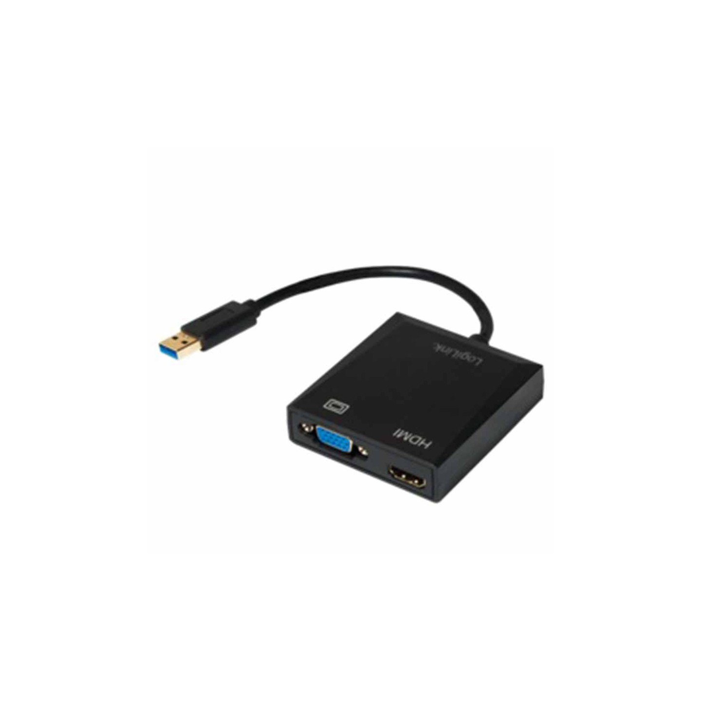 Buy UA0234 USB3.0 TO VGA HDMI BLK LOGILINK in Cyprus, Nicosia, Limassol, Larnaka, Pafos