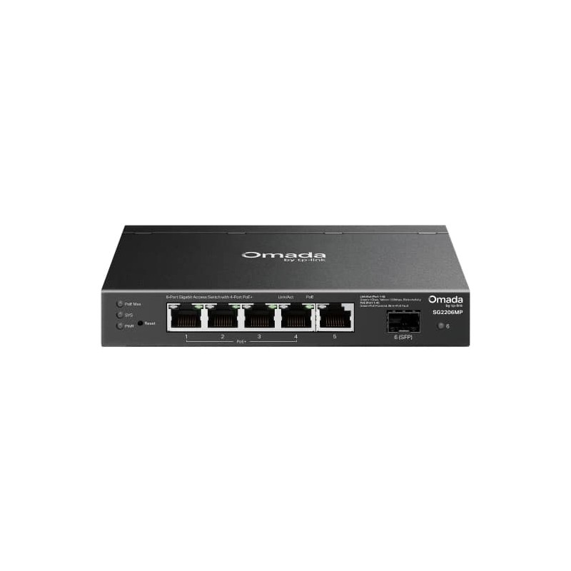 SG2206MP 6-PORT GIGABIT ACCESS PoE+ SWITCH W CENTRALIZED MANAGEMENT CAPABILITY TP-LINK — Buy in Cyprus with Fast Delivery