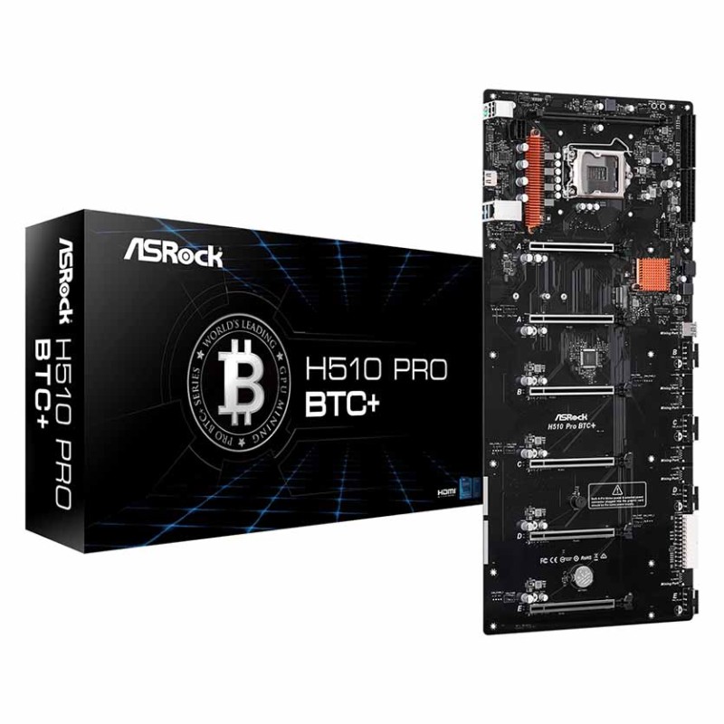 ASRock H510 PRO BTC+ LGA 1200 Intel Motherboard (Boxed) — Buy in Cyprus with Fast Delivery