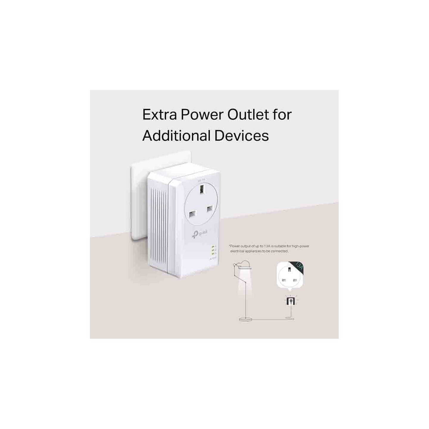 TL-PA7017P KIT AV1000 GIGABIT PASSTHROUGH POWERLINE STARTER KIT TP-LINK — Buy in Cyprus with Fast Delivery