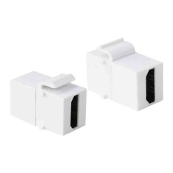 NK0014 HDMI KEYSTONE COUPLER A F TO HDMI A F WHITE, LOGILINK — Buy in Cyprus with Fast Delivery