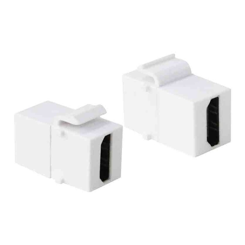 NK0014 HDMI KEYSTONE COUPLER A F TO HDMI A F WHITE, LOGILINK — Buy in Cyprus with Fast Delivery
