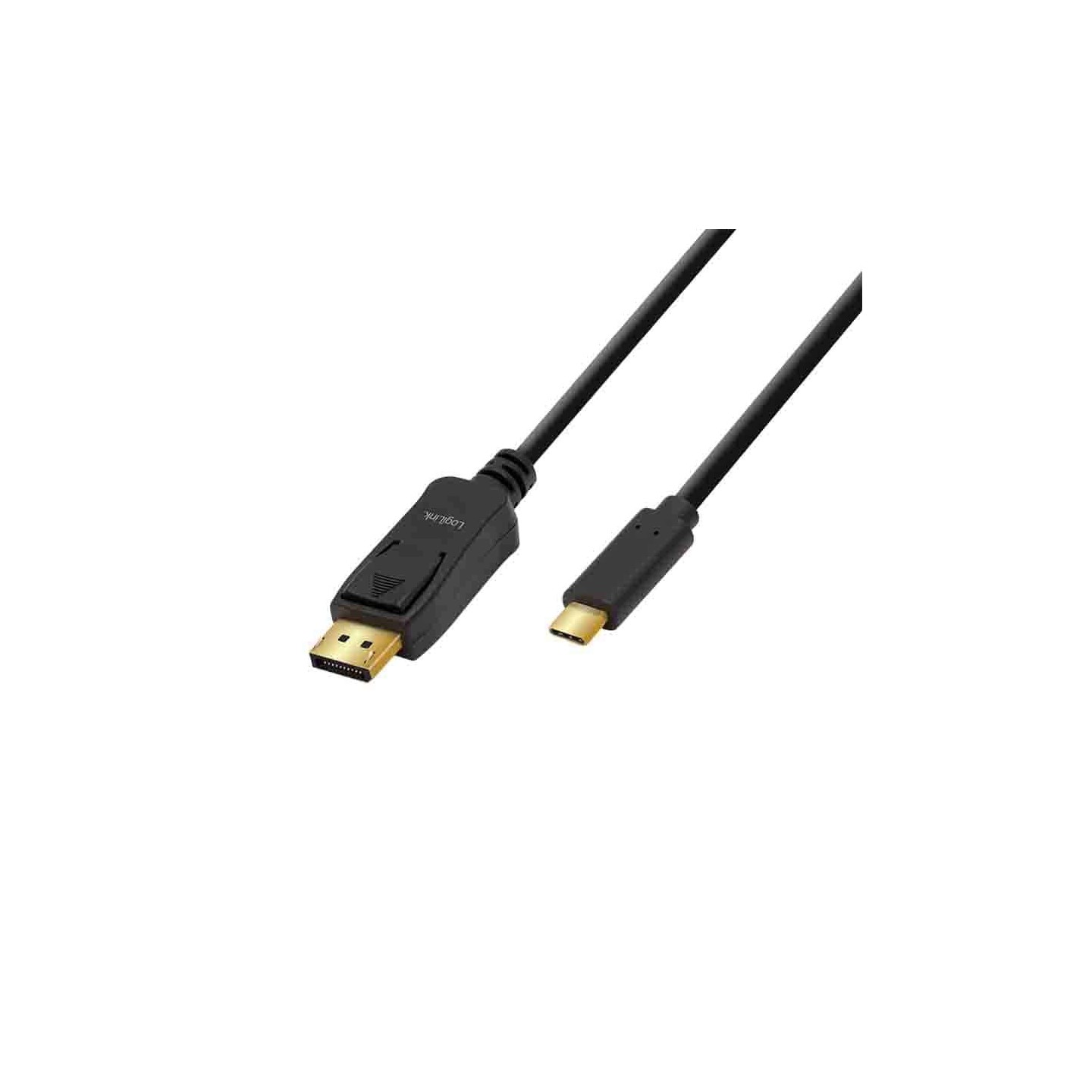 UA0335 1.8m USB-C 3.2 GEN1 TO DISPLAY PORT M M 4K 120HZ BLACK LOGILINK — Buy in Cyprus with Fast Delivery