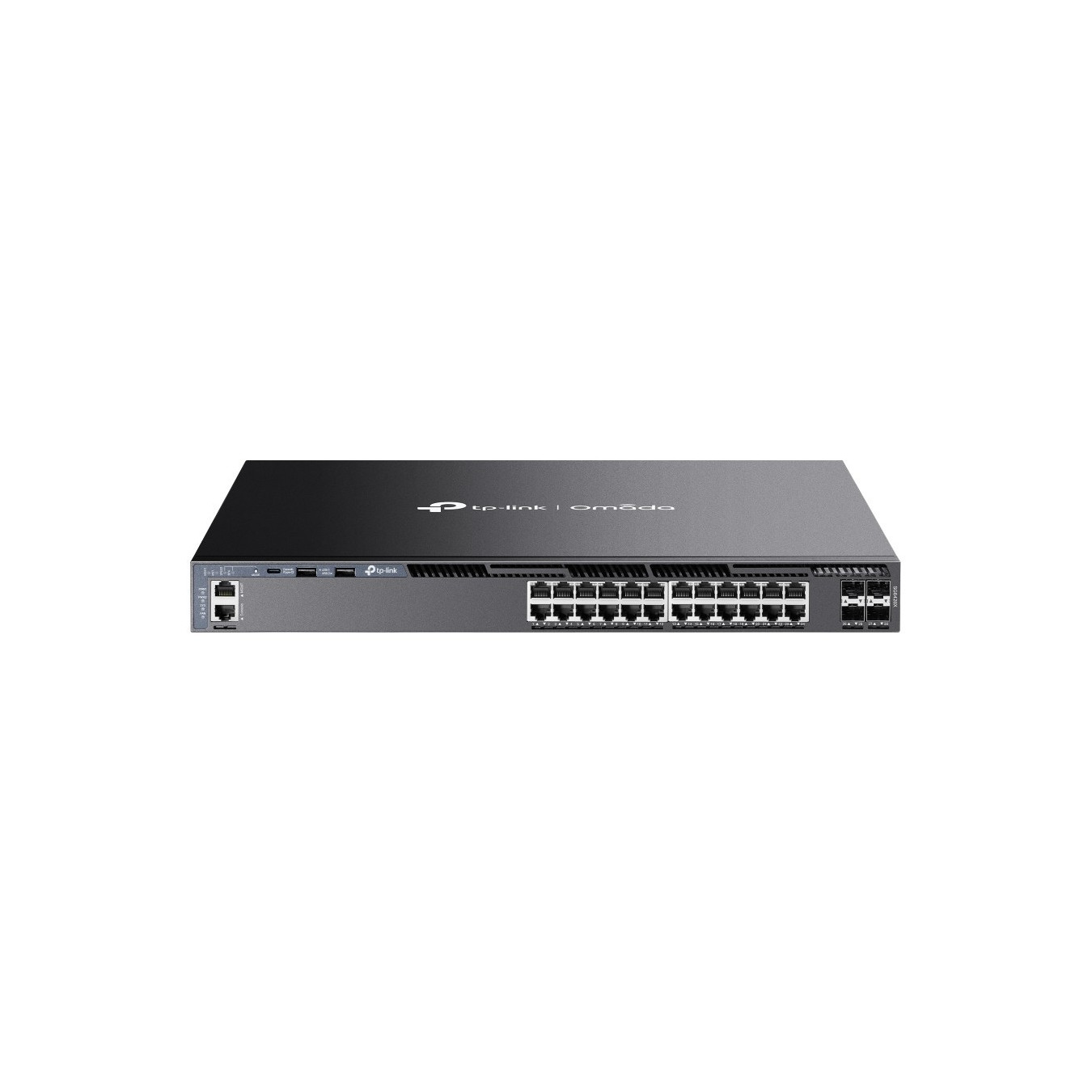 TP-Link Omada Switch SG6428X - 24x Gigabit RJ45 + 4x 10G SFP+ - Layer 3 Managed, 1U Rackmount