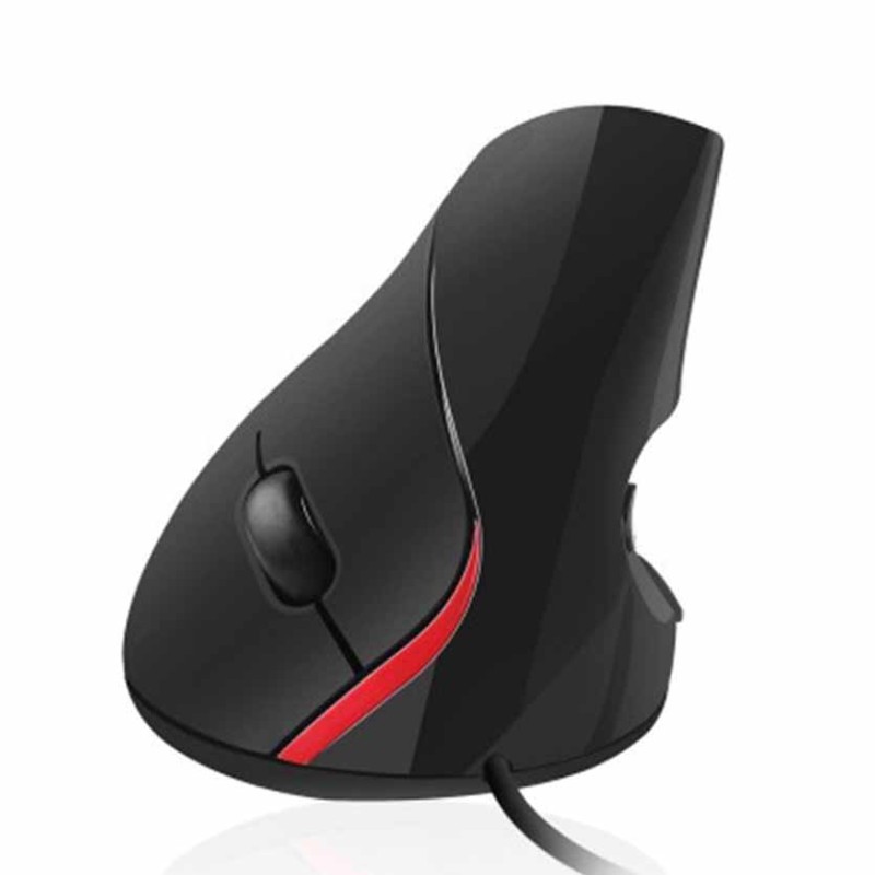 EW3156 Ergonomic Vertical Mouse Wired 1000DPI USB Black (Boxed) — Buy in Cyprus with Fast Delivery