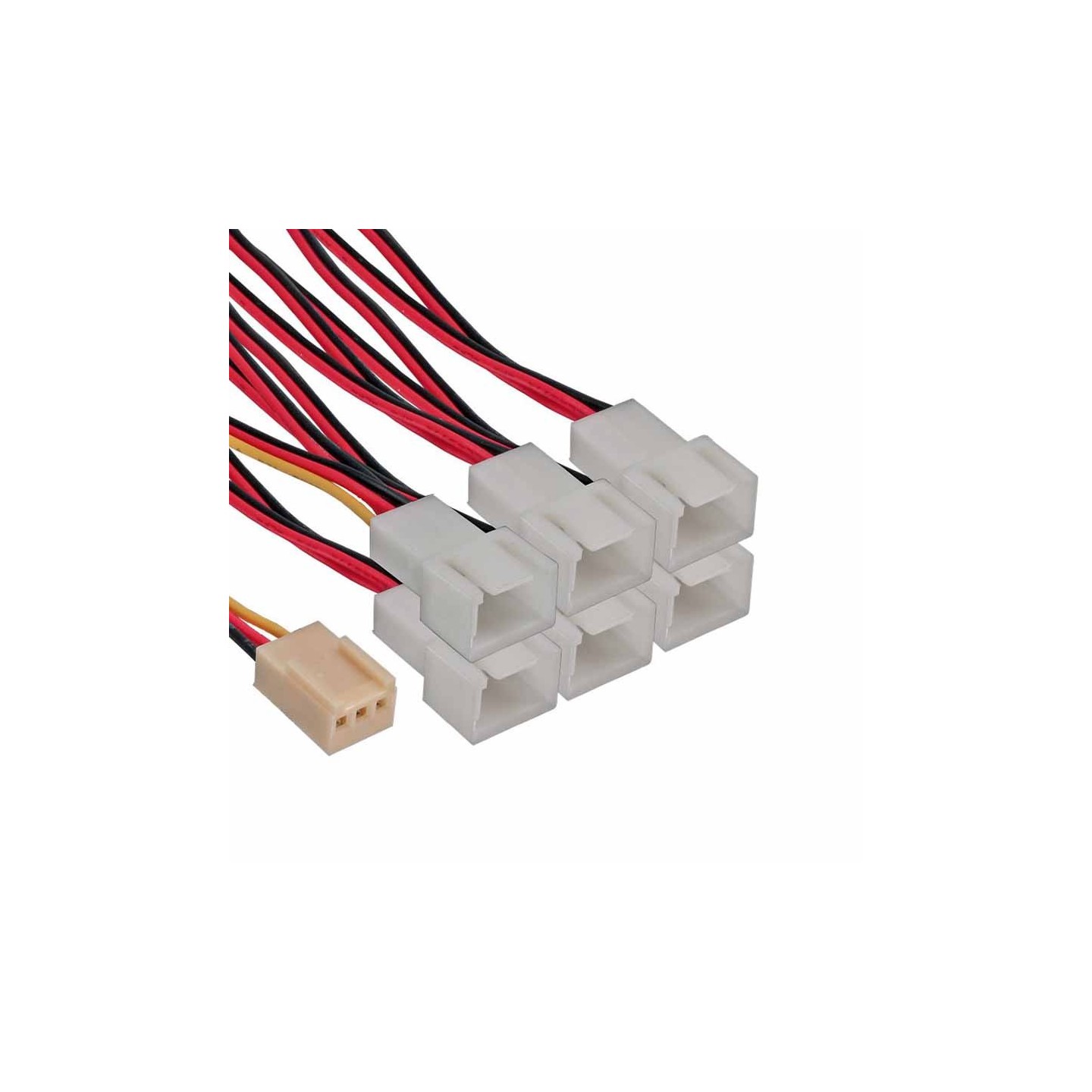 33436 FAN ADAPTER Y-CABLE 3-PIN MOLEX TO 6x 3-PIN F M INLINE — Buy in Cyprus with Fast Delivery