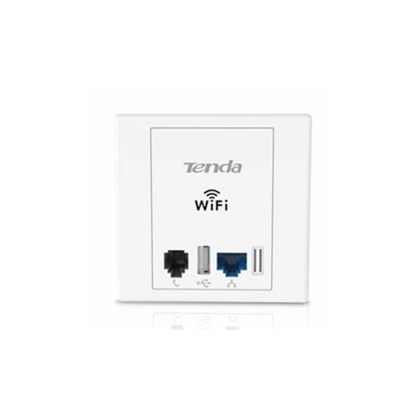 W6 ACCESS POINT TENDA WIRELESS N300 WALL PLATE — Buy in Cyprus with Fast Delivery