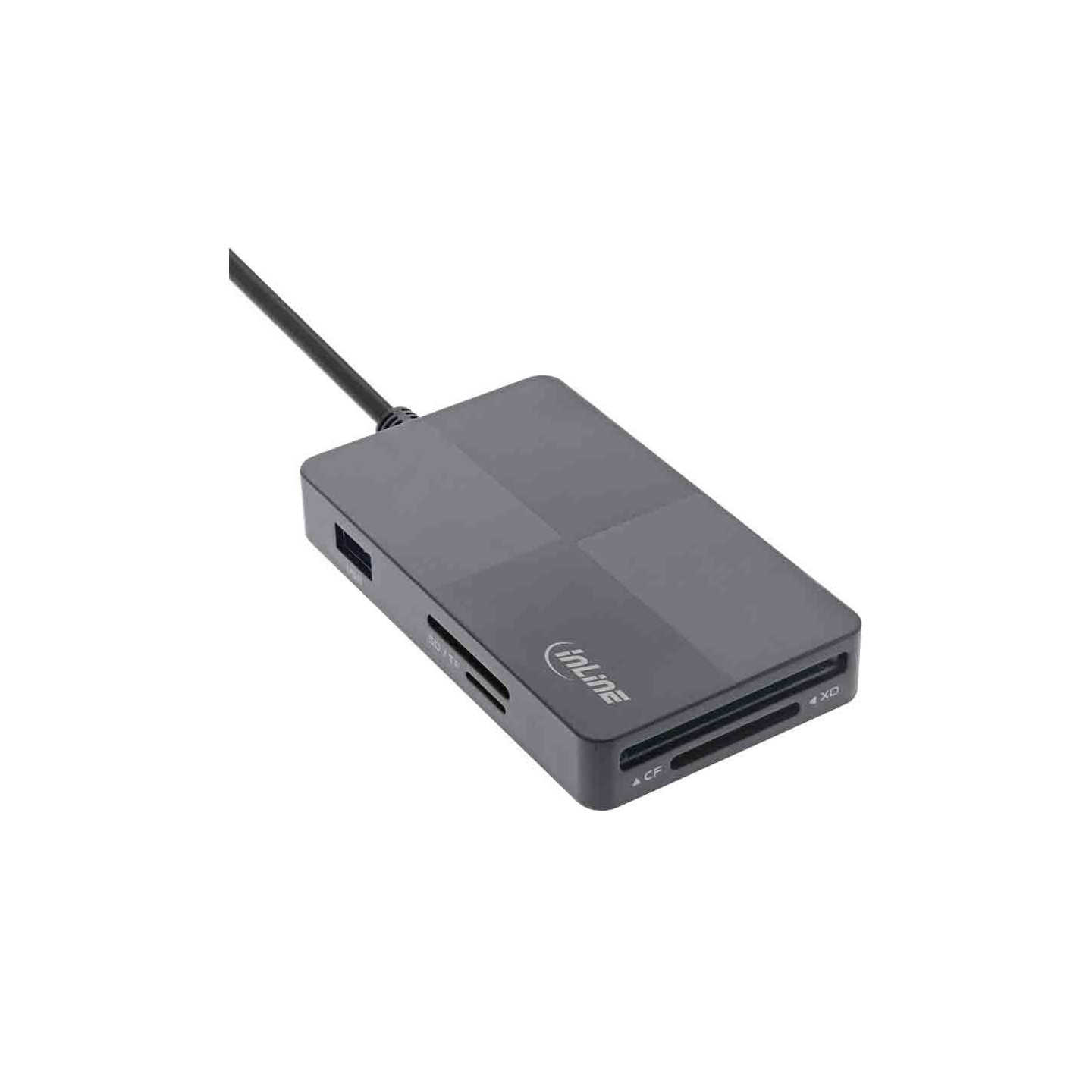 Buy 66772F MULTI CARD READER USB3.2 USB-A FOR SD TF MS XD CF 3-PORT DUAL INLINE in Cyprus, Nicosia, Limassol, Larnaka, Pafos