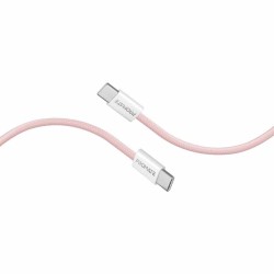 Promate ECOLINE-CC120.PINK 1.2m USB-C 60W Cable Pink | Fast Charge & Sync — Armenius Store Cyprus
