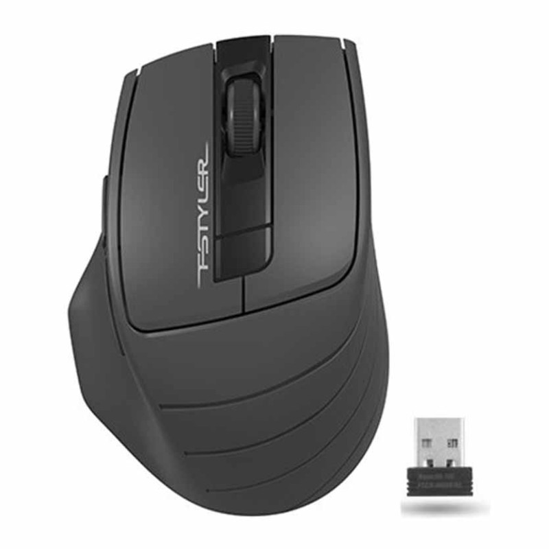 A4Tech FG30S Grey Wireless Mouse 2.4G 2000 DPI Ergonomic — Armenius Store Cyprus