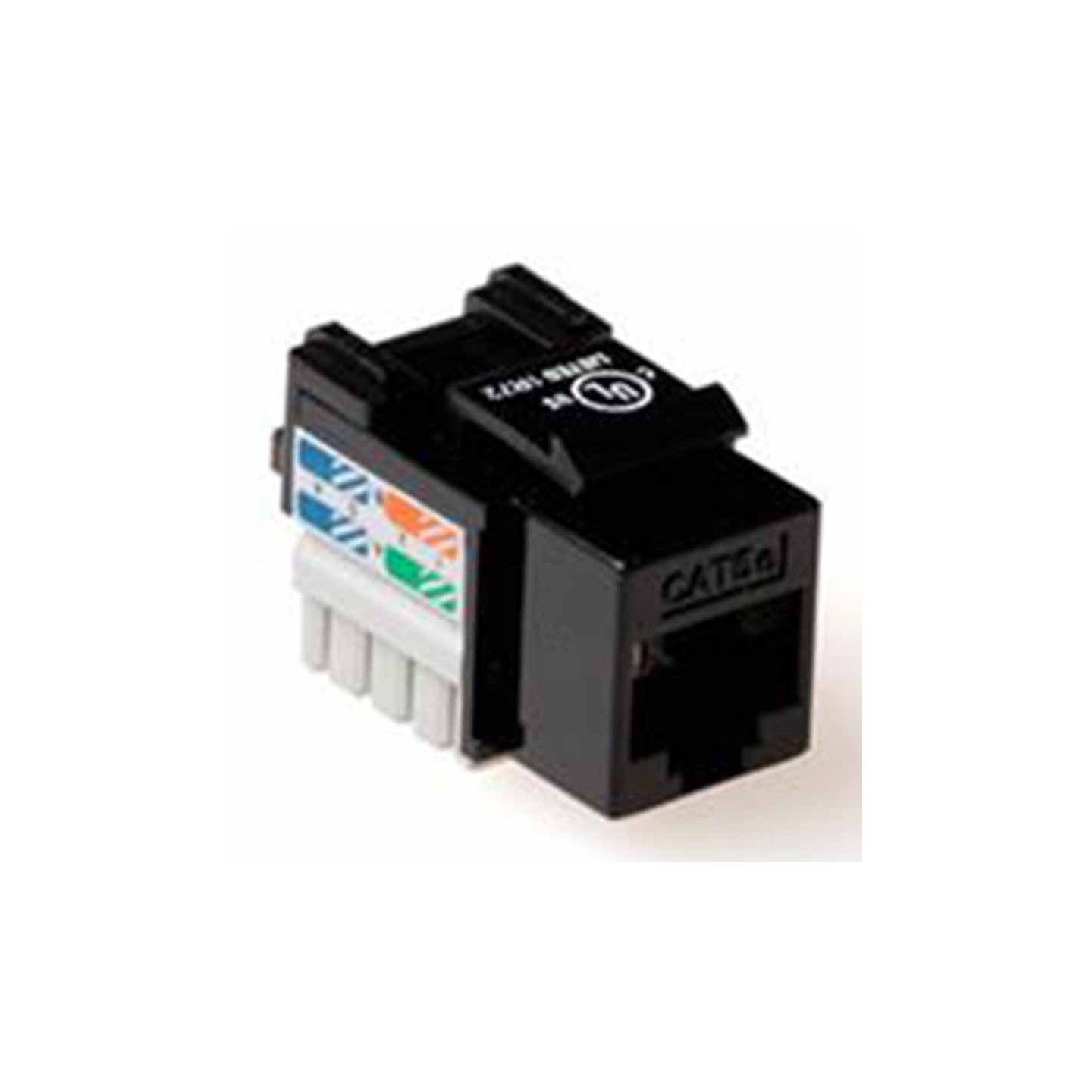 Buy TD6014 KEYSTONE JACK CAT6 UNSHIELDED BLACK ACT in Cyprus, Nicosia, Limassol, Larnaka, Pafos