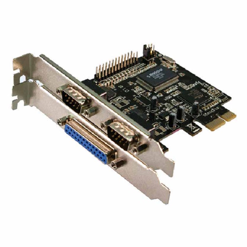 LogiLink PC0033 PCIe 2x Serial + 1x Parallel Expansion Card — Armenius Store Cyprus