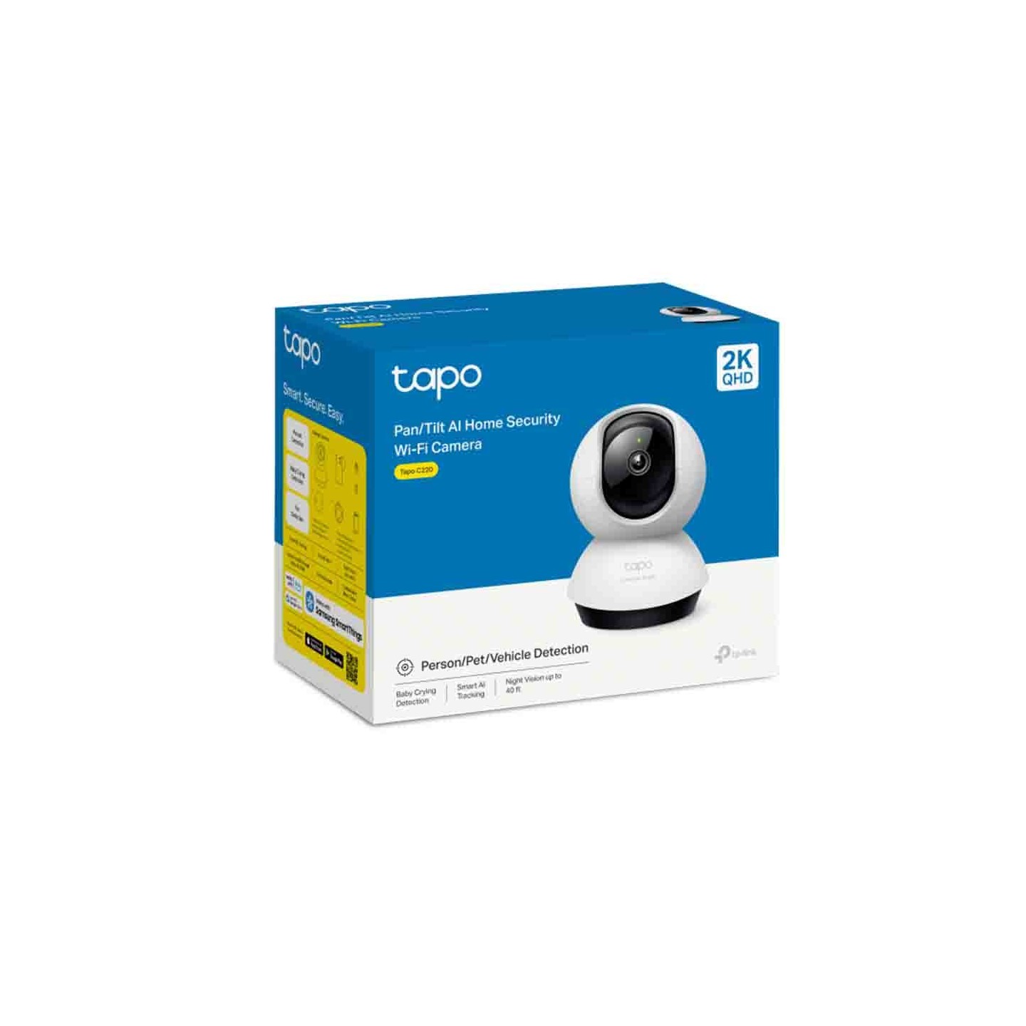 Buy TAPO C220 PAN TILT HOME SECURITY WI-FI CAMERA TP-LINK in Cyprus, Nicosia, Limassol, Larnaka, Pafos
